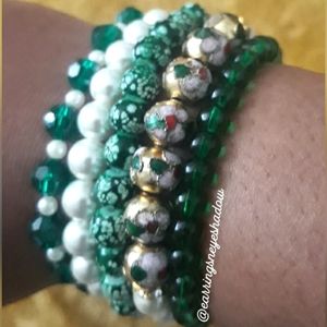 5pc stretch bracelet set #12